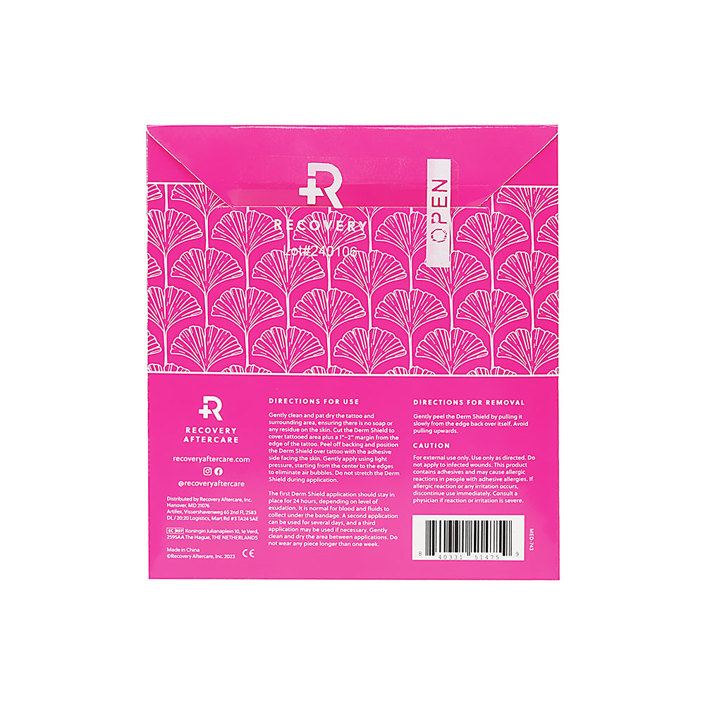 Areola Derm Shield Circles - Recovery Aftercare