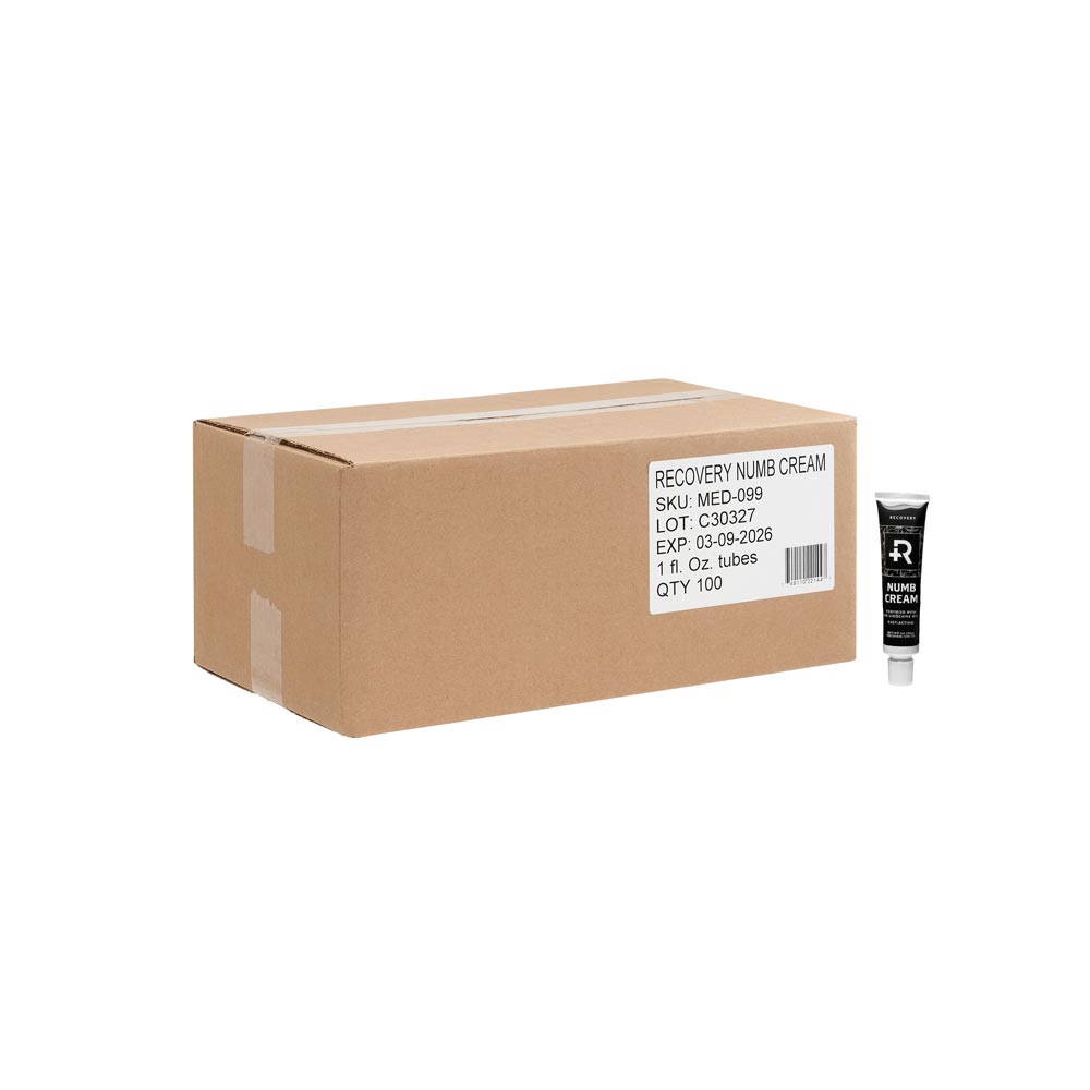 Numb Cream 1 oz Case - Recovery Aftercare