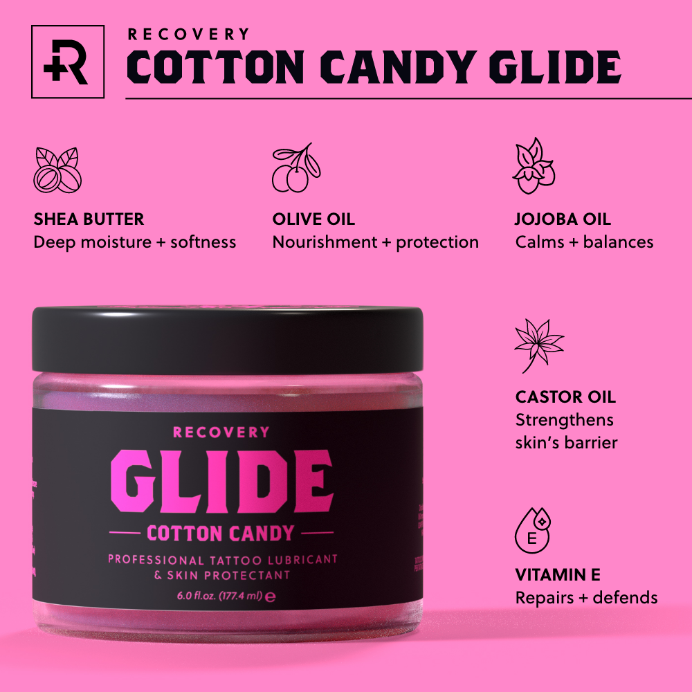 Recovery Cotton Candy Tattoo Glide - Single or Case of 12 - Recovery Aftercare