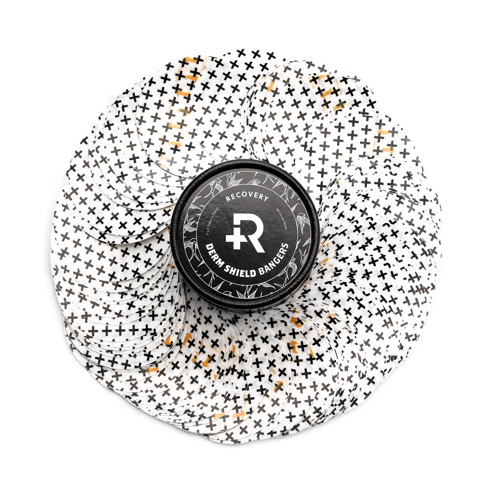 Recovery Derm Shield Bangers — Tub of 100 - Recovery Aftercare