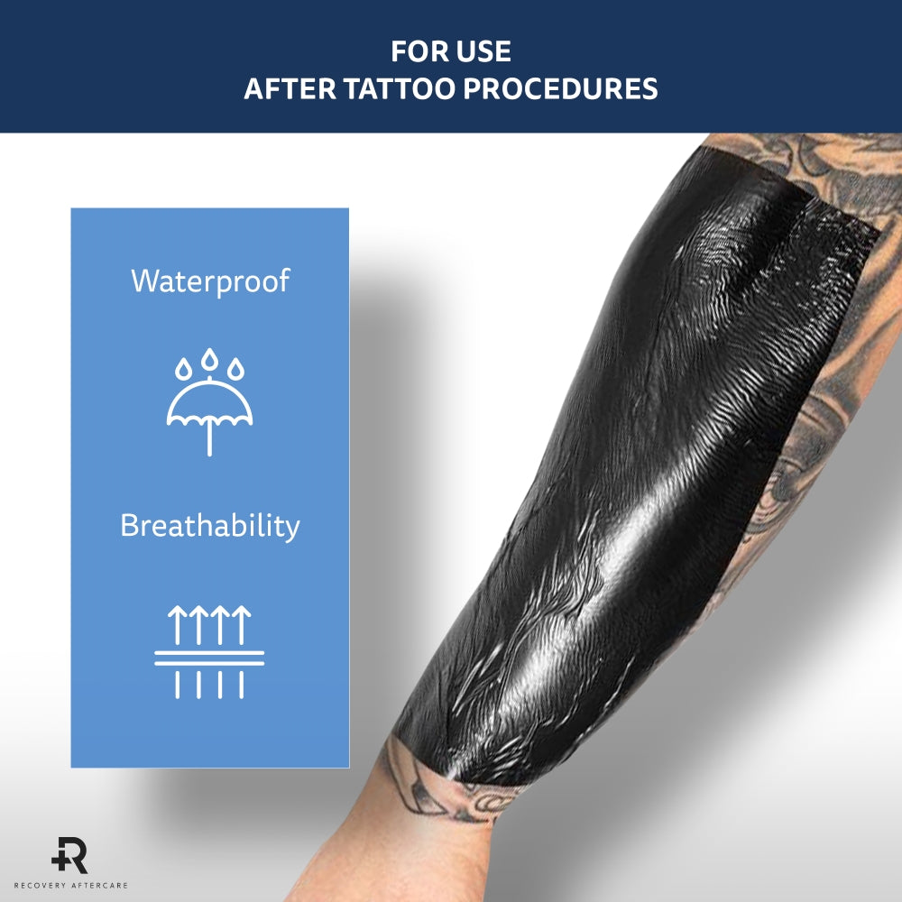 Black Derm Shield 10” x 8 Yard Roll - Recovery Aftercare