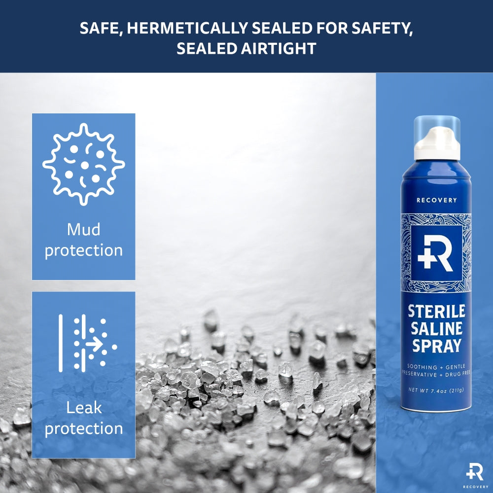 Sterile Saline Wash 7.4oz - Recovery Aftercare