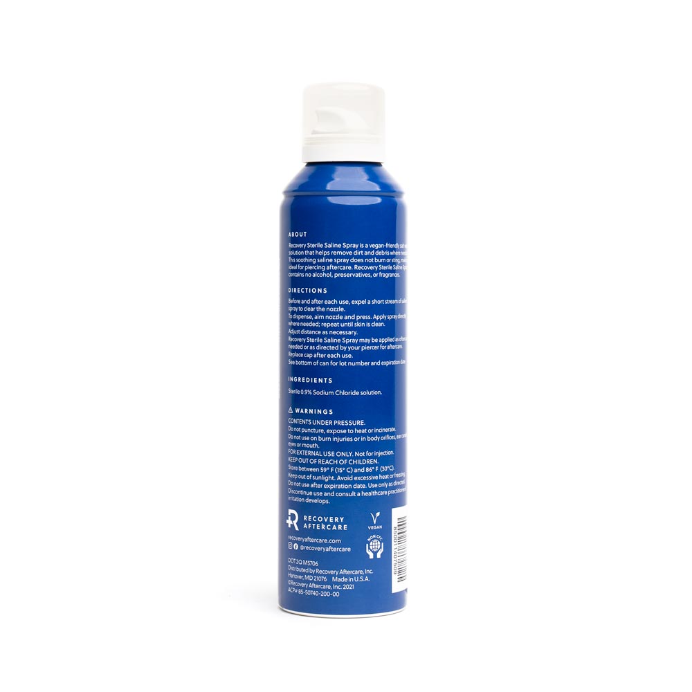 Sterile Saline Wash 7.4oz Recovery Aftercare