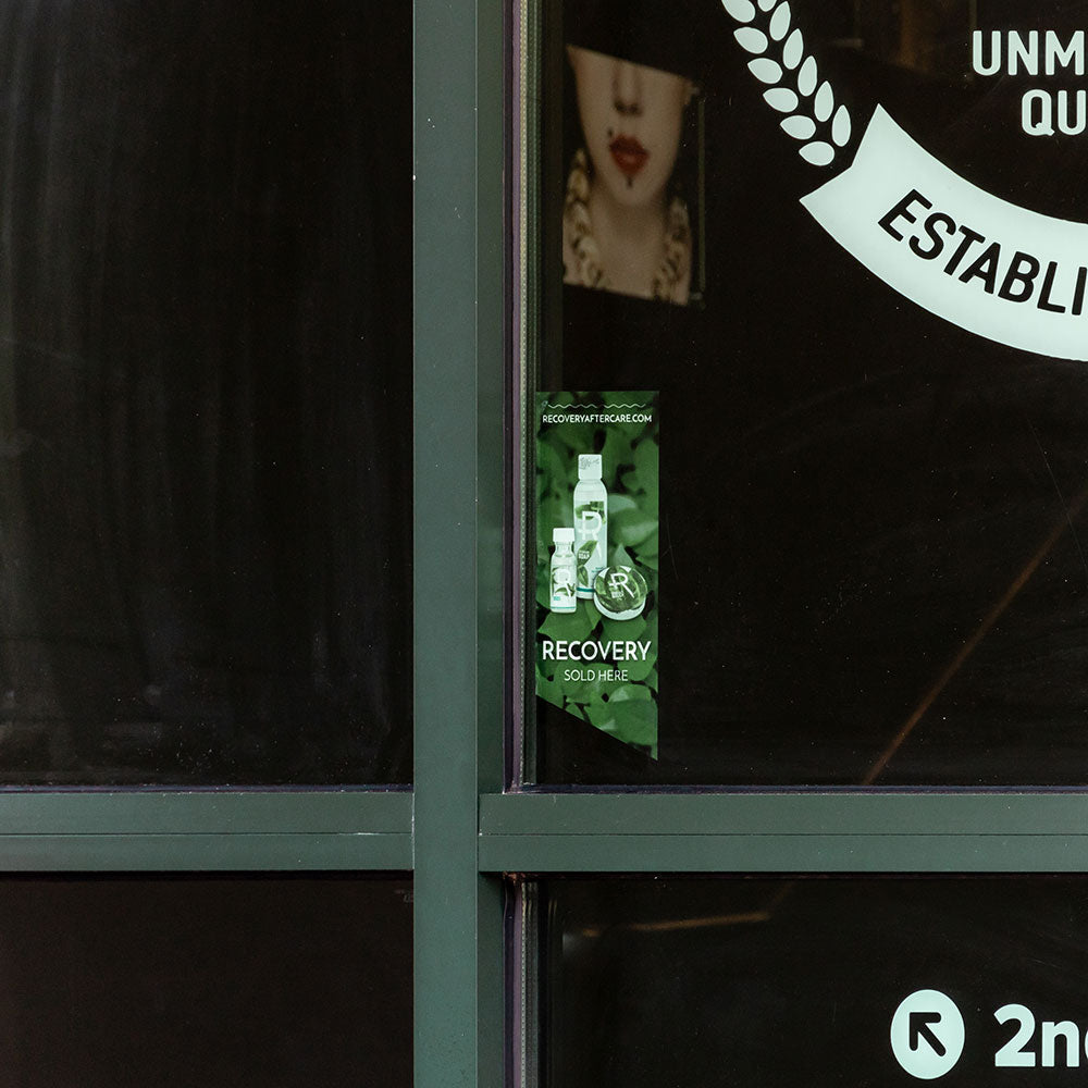 Recovery Leaves Window Cling — On Display