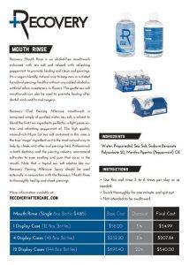 MOUTH RINSE SELL SHEET PDF