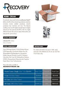 NUMB CREAM SELL SHEET PDF