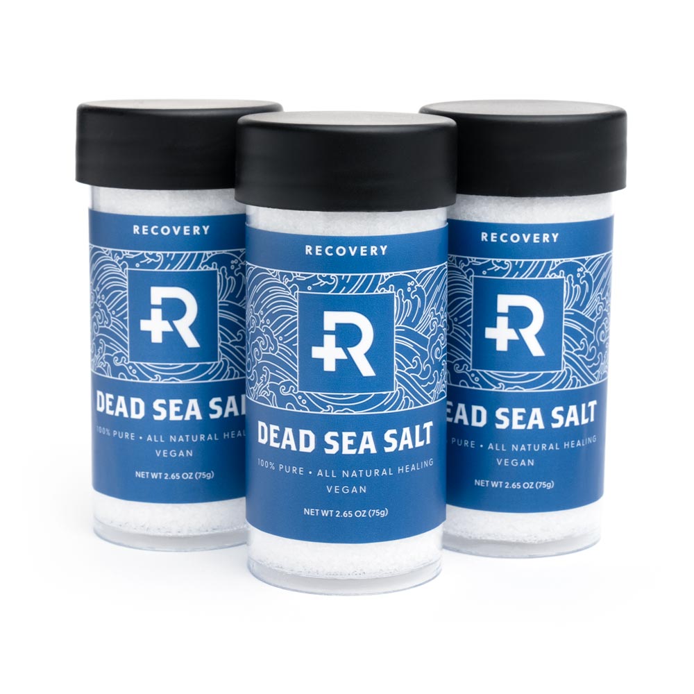 Three sea salt bottles front-facing