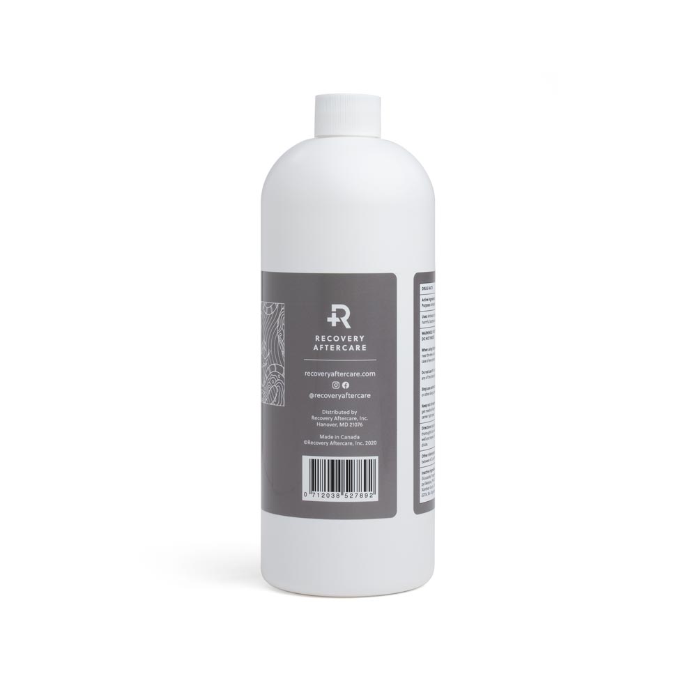 Antiseptic Skin Prep — 30oz Bottle back label