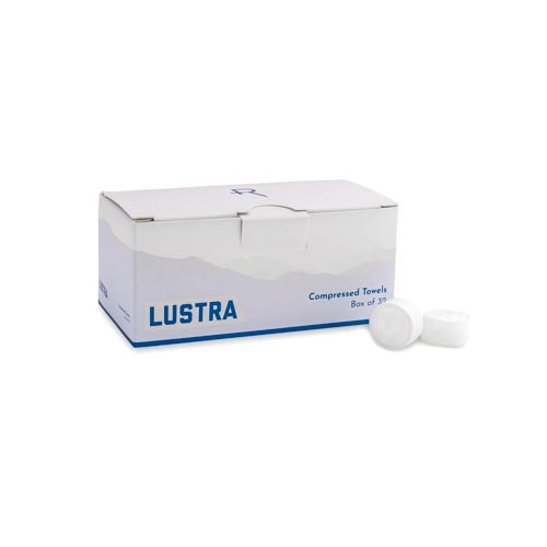 Lustra Compressed Towels (Box of 32) (thumb)