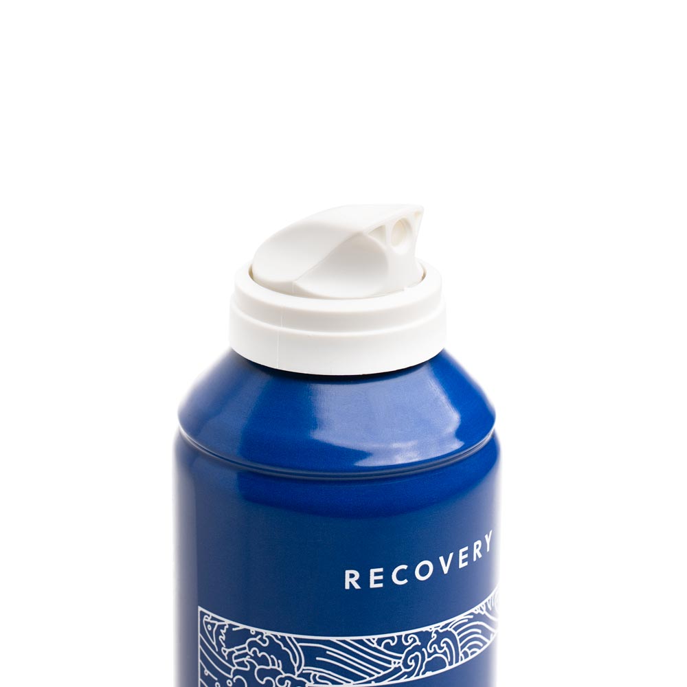 Sterile Saline Spray (closeup of lid)