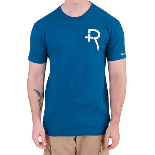 Recovery Logo Blue T-Shirt Front