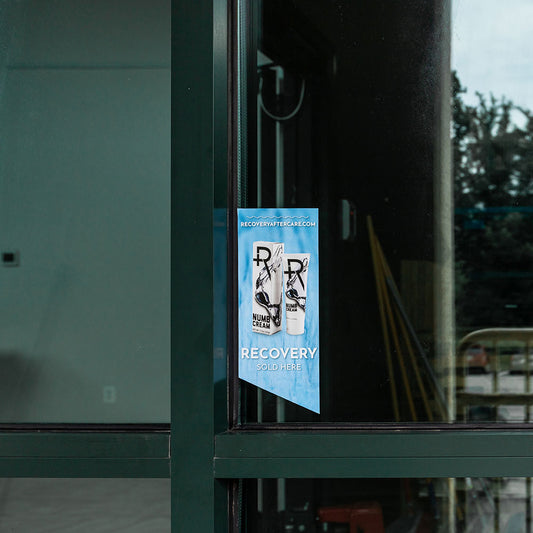 Recovery Ice Window Cling