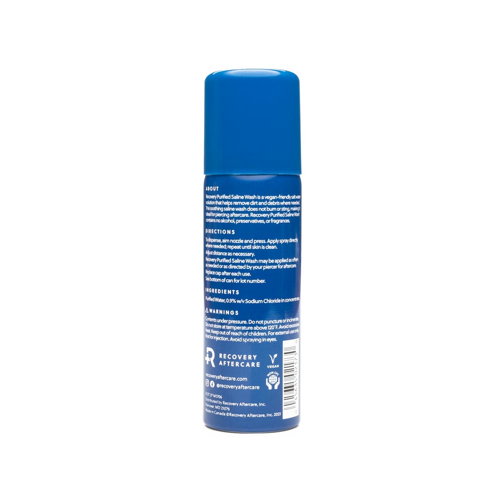 Purified Saline Wash - Back